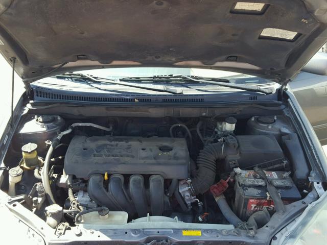 1NXBR32E77Z786354 - 2007 TOYOTA COROLLA S GRAY photo 7