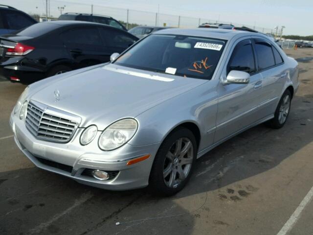 WDBUF87X77B157488 - 2007 MERCEDES-BENZ E 350 4MAT SILVER photo 2