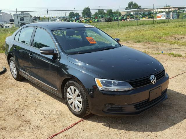 3VW1K7AJ9CM351857 - 2012 VOLKSWAGEN JETTA BASE Սև լուսանկար 1