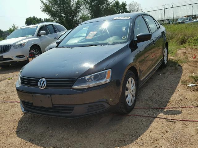 3VW1K7AJ9CM351857 - 2012 VOLKSWAGEN JETTA BASE Սև լուսանկար 2