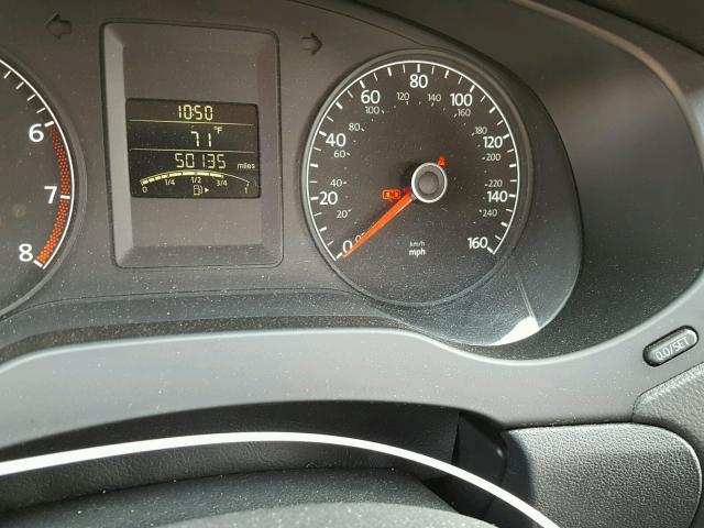 3VW1K7AJ9CM351857 - 2012 VOLKSWAGEN JETTA BASE Սև լուսանկար 8