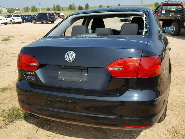 3VW1K7AJ9CM351857 - 2012 VOLKSWAGEN JETTA BASE Սև լուսանկար 9