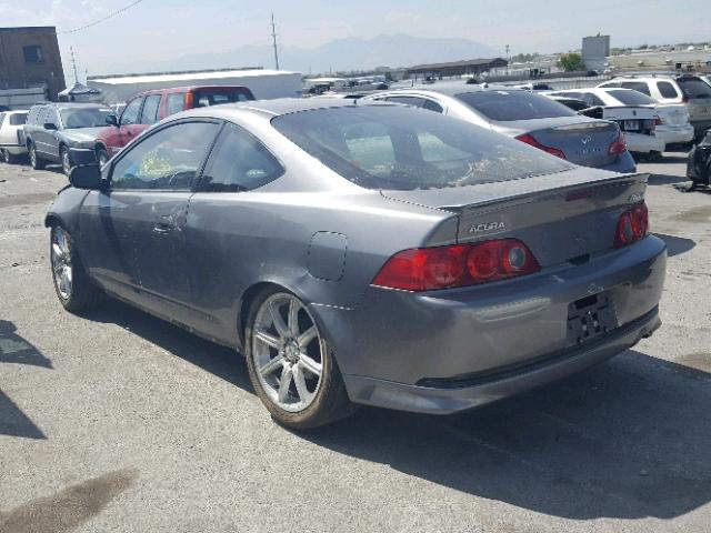 JH4DC53036S002788 - 2006 ACURA RSX TYPE-S GRAY photo 3