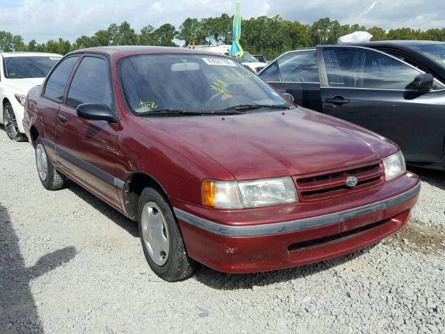 JT2EL43S5P0299277 - 1993 TOYOTA TERCEL DX RED photo 1