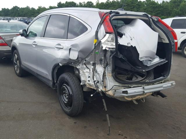 5J6RM4H99FL097223 - 2015 HONDA CR-V TOURI SILVER photo 3