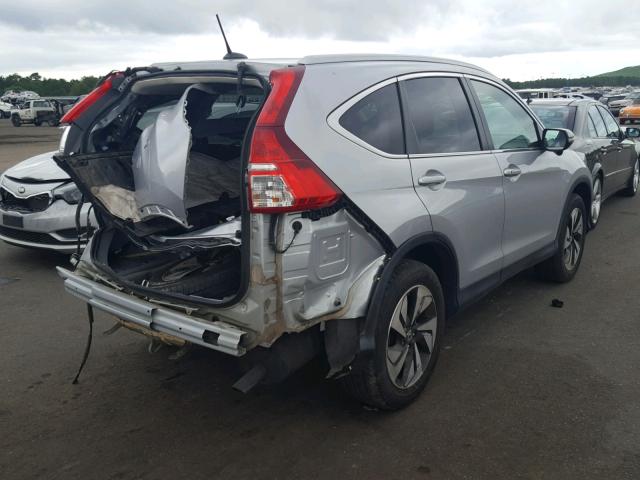 5J6RM4H99FL097223 - 2015 HONDA CR-V TOURI SILVER photo 4