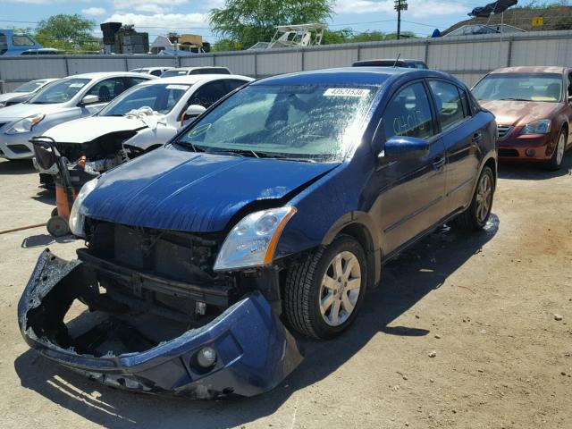 3N1AB61EX8L608587 - 2008 NISSAN SENTRA 2.0 BLUE photo 2