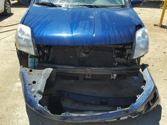 3N1AB61EX8L608587 - 2008 NISSAN SENTRA 2.0 BLUE photo 9