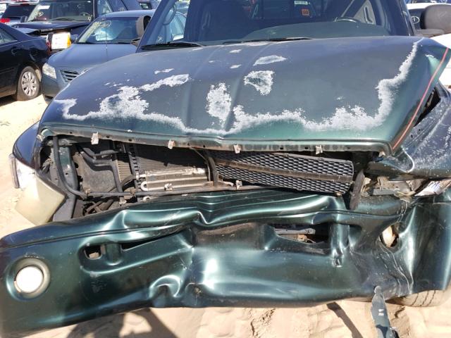 3B7HC13Y3YG132386 - 2000 DODGE RAM 1500 GREEN photo 7