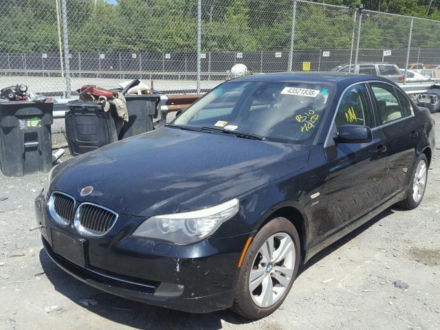 WBANV13569C153608 - 2009 BMW 528 XI BLACK photo 2