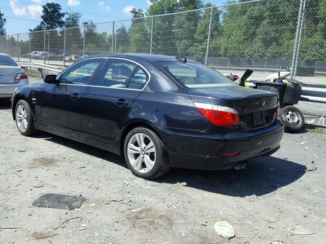 WBANV13569C153608 - 2009 BMW 528 XI BLACK photo 3