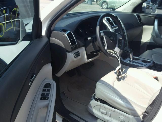1GKKVSED8CJ112453 - 2012 GMC ACADIA SLT 白色 照片 9