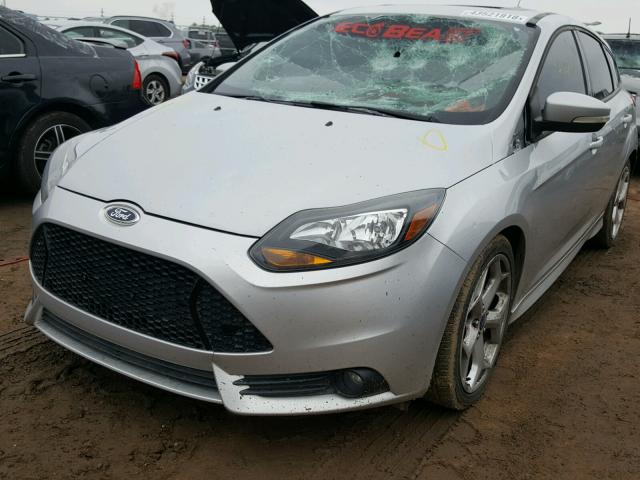 1FADP3L98DL215385 - 2013 FORD FOCUS ST SILVER photo 2