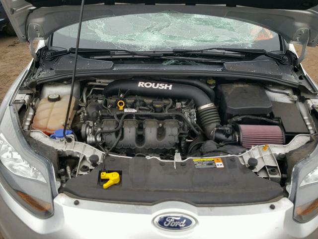1FADP3L98DL215385 - 2013 FORD FOCUS ST SILVER photo 7
