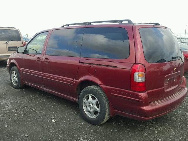 1GHDX13E4YD346707 - 2000 OLDSMOBILE SILHOUETTE MAROON photo 3