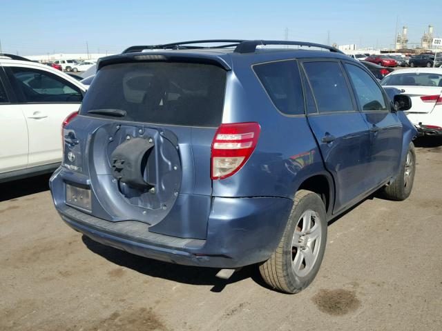 2T3ZF33V89W015157 - 2009 TOYOTA RAV4 BLUE photo 4