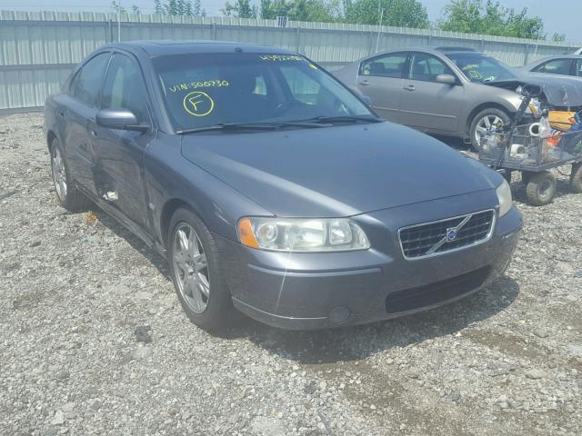 YV1RS592162500730 - 2006 VOLVO S60 2.5T GRAY photo 1
