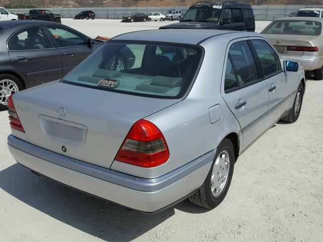 WDBHA28E2TF347227 - 1996 MERCEDES-BENZ C 280 SILVER photo 4