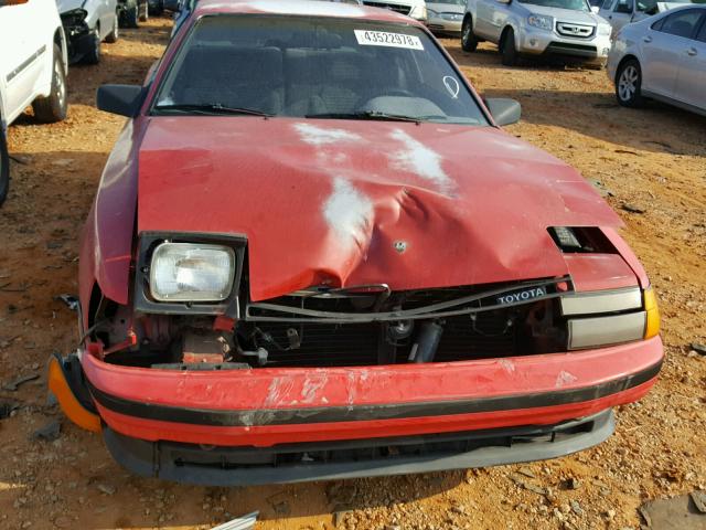 JT2ST64C5G7007382 - 1986 TOYOTA CELICA GT RED photo 9