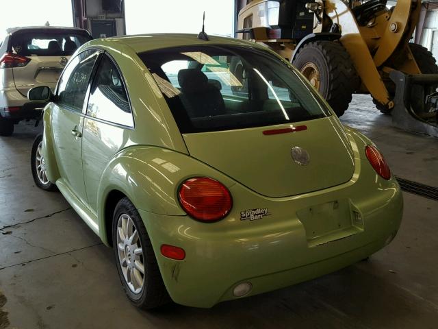 3VWCK31C05M401700 - 2005 VOLKSWAGEN NEW BEETLE 绿色 照片 3