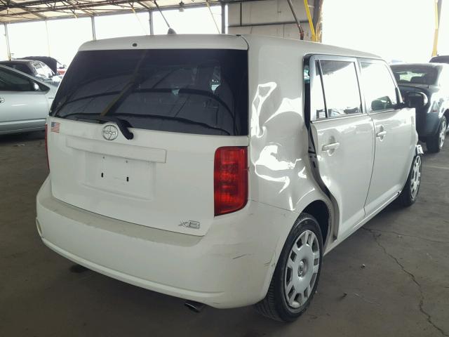 JTLKE50E181058406 - 2008 TOYOTA SCION XB Ақ фото 4