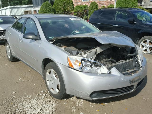 1G2ZF58B074138993 - 2007 PONTIAC G6 SILVER photo 1