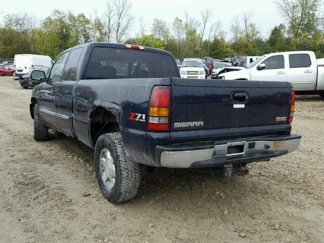 1GTEK19B45E341387 - 2005 GMC NEW SIERRA BLUE photo 3