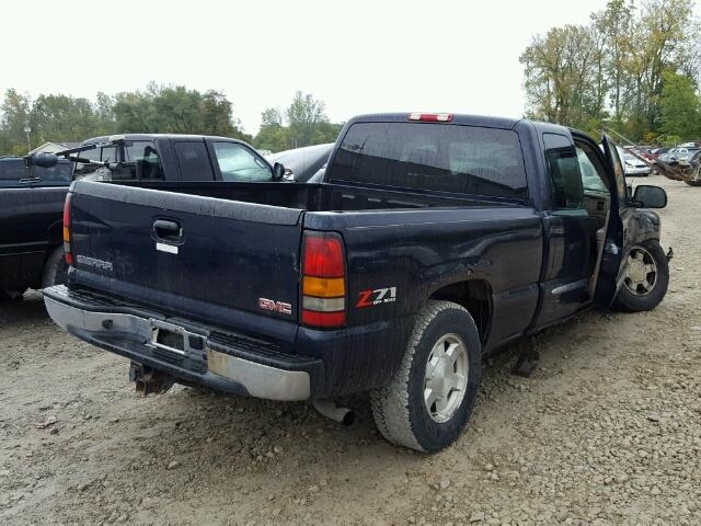 1GTEK19B45E341387 - 2005 GMC NEW SIERRA BLUE photo 4