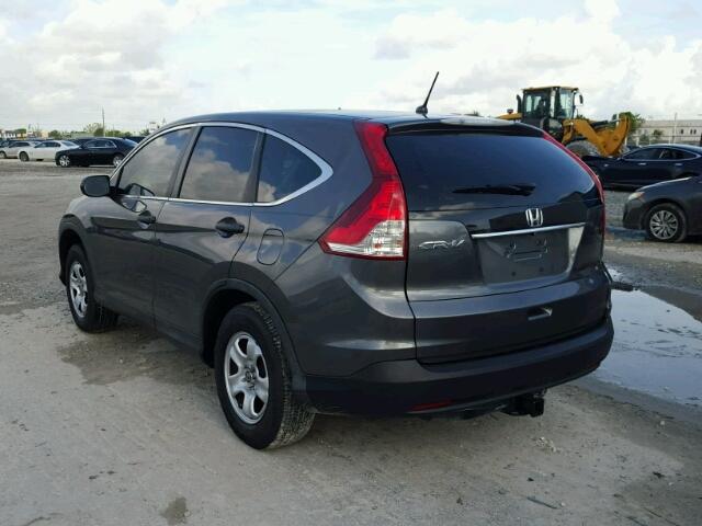 2HKRM3H32EH507052 - 2014 HONDA CR-V GRAY photo 3