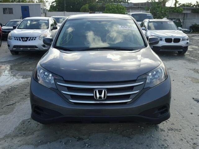 2HKRM3H32EH507052 - 2014 HONDA CR-V GRAY photo 9