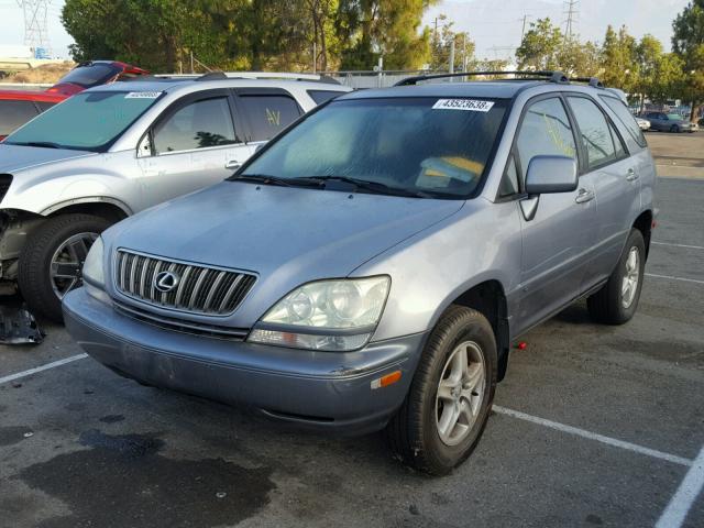 JTJGF10U520146383 - 2002 LEXUS RX 300 GRAY photo 2