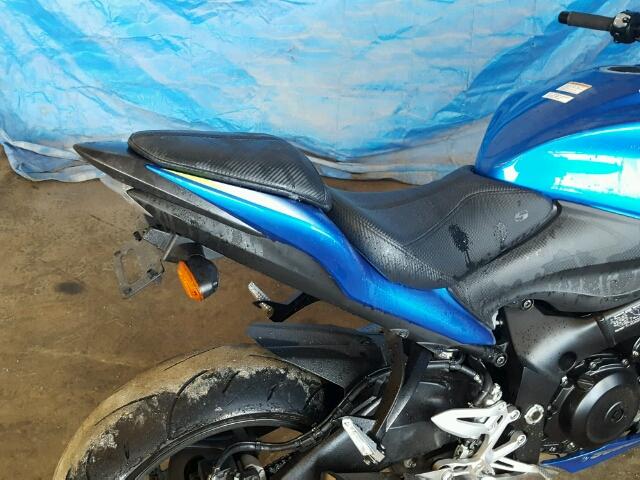 JS1GT79AXG2100335 - 2016 SUZUKI GSX-S1000 BLUE photo 6