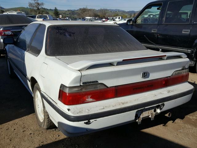 JHMBA4256LC029428 - 1990 HONDA PRELUDE SI WHITE photo 3