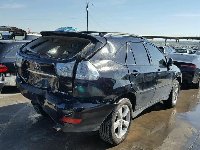 2T2GA31U34C010415 - 2004 LEXUS RX BLACK photo 4