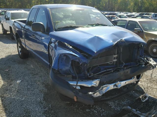 1D7HA18N38S627285 - 2008 DODGE RAM 1500 S BLUE photo 1