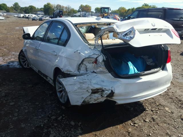 WBAPK5C53BA658743 - 2011 BMW 328 XI SUL WHITE photo 3