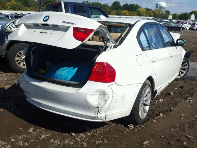WBAPK5C53BA658743 - 2011 BMW 328 XI SUL WHITE photo 4