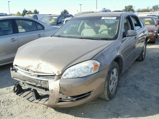 2G1WB58K779354534 - 2007 CHEVROLET IMPALA LS BROWN photo 2