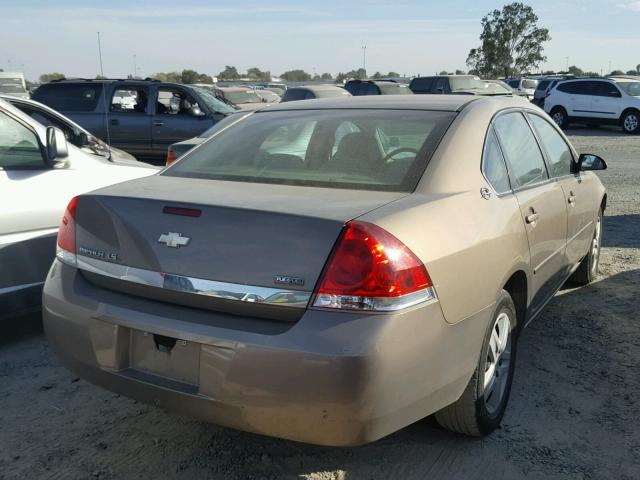 2G1WB58K779354534 - 2007 CHEVROLET IMPALA LS BROWN photo 4