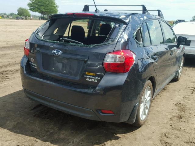 JF1GPAC66E8226543 - 2014 SUBARU IMPREZA PR GRAY photo 4