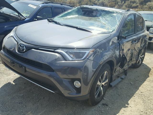 2T3RFREV5JW813801 - 2018 TOYOTA RAV4 ADVEN GRAY photo 2