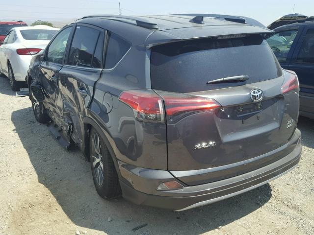 2T3RFREV5JW813801 - 2018 TOYOTA RAV4 ADVEN GRAY photo 3