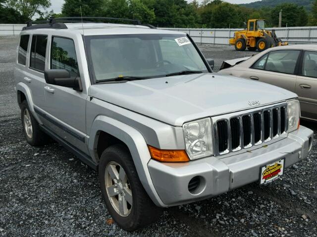 1J8HG48K57C656076 - 2007 JEEP COMMANDER SILVER photo 1