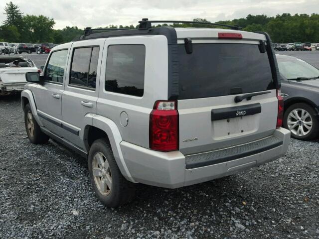 1J8HG48K57C656076 - 2007 JEEP COMMANDER SILVER photo 3