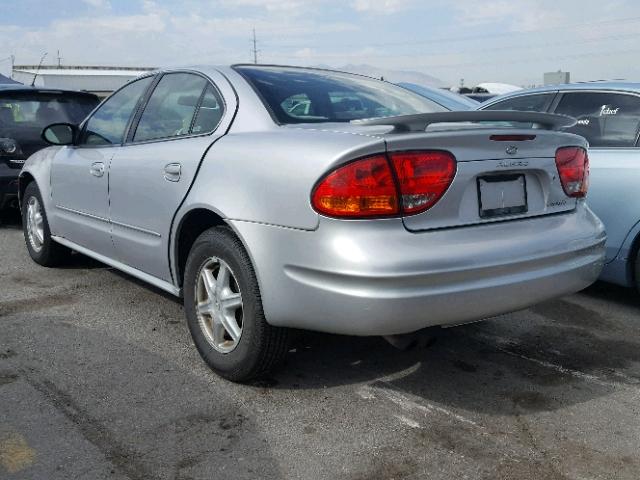 1G3NL52F84C154021 - 2004 OLDSMOBILE ALERO GL SILVER photo 3