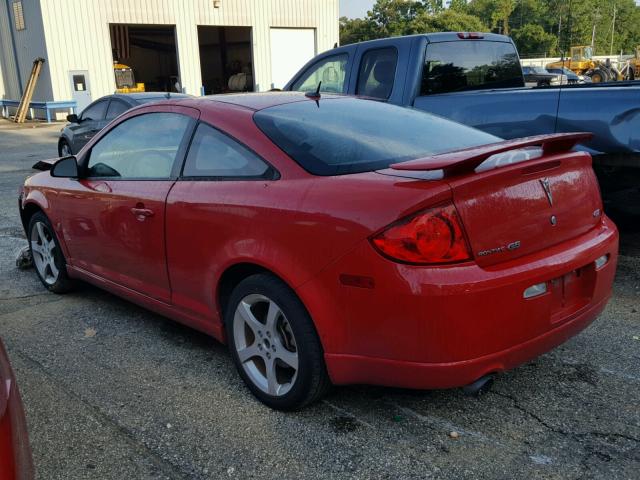 1G2AT18H897257525 - 2009 PONTIAC G5 GT RED photo 3