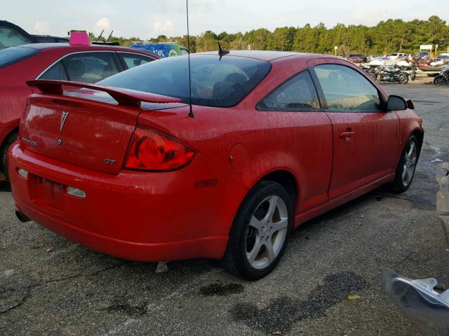 1G2AT18H897257525 - 2009 PONTIAC G5 GT RED photo 4