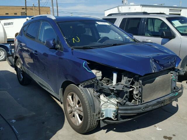 KM8JU3AC9BU230257 - 2011 HYUNDAI TUCSON GLS BLUE photo 1