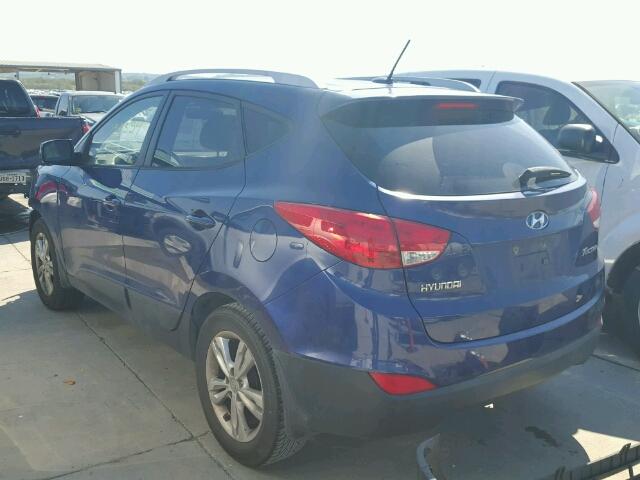 KM8JU3AC9BU230257 - 2011 HYUNDAI TUCSON GLS BLUE photo 3