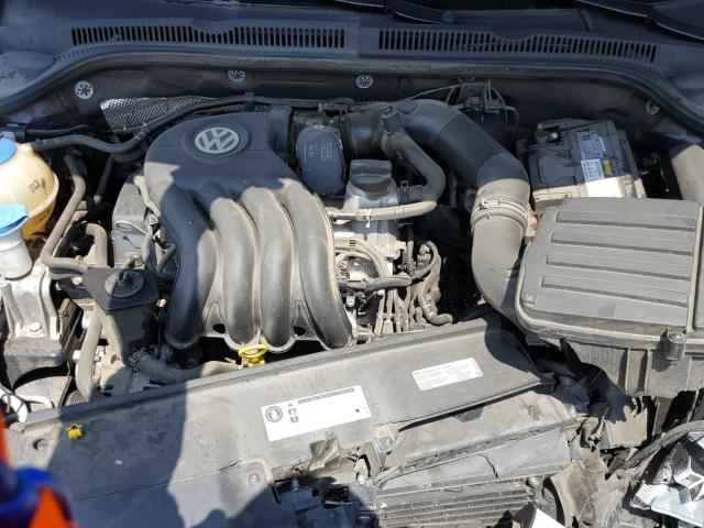 3VW2K7AJ4EM356200 - 2014 VOLKSWAGEN JETTA BASE BLUE photo 7